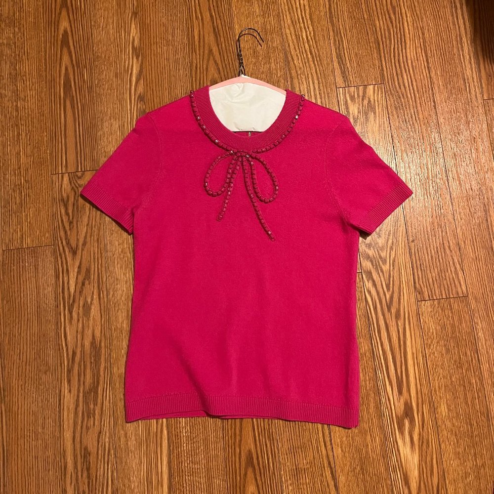 Kate Spade Sweater Top with Bow (Size M)